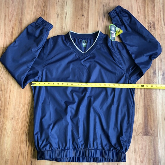 NEW PGA Golf Pullover Windbreaker Jacket PRO SERIES Blue Small Men’s - Picture 9 of 16